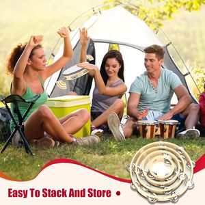 Tamburello di Alta Qualità all'Ingrosso 4/6/8/10 Pollici, Tamburello per Matrimoni con Logo Personalizzabile Disponibile - Product Image 6