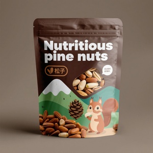 Tùy chỉnh in Nắp kéo chống ẩm Matt đứng lên Dây Kéo Túi snack hạt thực phẩm Bao bì túi Mylar với cửa sổ rõ ràng - Product Image 4