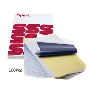 100 Sheets Tattoo Transfer Paper A4 Size Thermal Stencil Carbon Copier Spirit Stencil Carbon