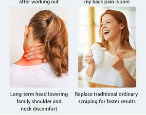 Outil de massage multifonctionnel EMS Gua Sha compact et rechargeable par USB, couteau à fascia multi-modes réglable pour commandes en gros - Product Image 4