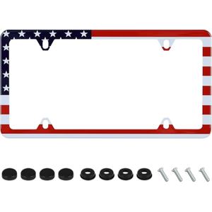 <span class=keywords><strong>Plaque</strong></span> <span class=keywords><strong>d</strong></span>'<span class=keywords><strong>immatriculation</strong></span> patriotique américaine, adaptable aux voitures standard américaines, fabrication sur mesure, vente en gros, cadre de <span class=keywords><strong>plaque</strong></span> <span class=keywords><strong>d</strong></span>'<span class=keywords><strong>immatriculation</strong></span> en métal - Product Image 3