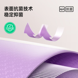 Esterilla de yoga TPE de 6mm de grosor, antideslizante, profesional, para uso doméstico, absorción de impactos, silenciosa, para ejercicios de danza. - Product Image 3