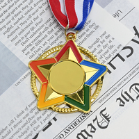 Pas Cher Conception Personnalisée Chine Athlétisme Coureur De Sport Gagnants De Football Médailles Et Rubans Médaille De Sport Vierge