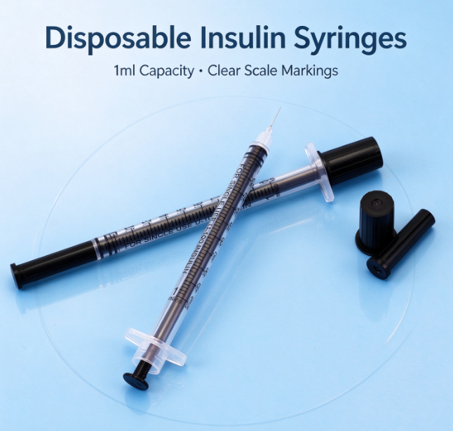 Cool Black 1ml Disposable Syringe 31G 8mm Ultra Fine Needle for ...