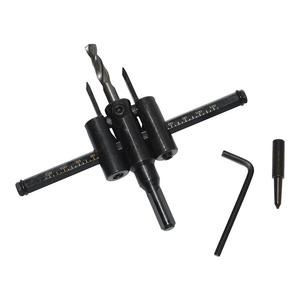 Sierra perforadora ajustable tipo aeronáutica para madera, plástico y yeso, para focos de techo y perforación de altavoces - Product Image 4