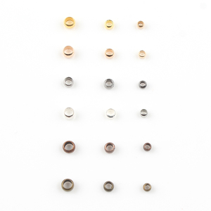 500 pièces/sac 2mm/2.5mm/3mm Cuivre Bouchon Entretoise <span class=keywords><strong>Perles</strong></span> <span class=keywords><strong>À</strong></span> Sertir En Métal Fin <span class=keywords><strong>Perles</strong></span> pour Bijoux De Bricolage - Product Image 4