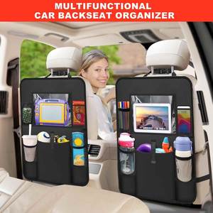 Organisateur de coffre de voiture pliable multifonctionnel en tissu Oxford et sac de rangement suspendu pour siège arrière, best-seller - Product Image 5