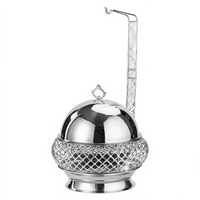 Chauffe-Plats de Luxe pour Mariage en Acier Inoxydable, Réchauds de Buffet Professionnels, Équipement de Restauration, Ensemble de Plats de Service 8L Argent