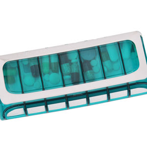 กล่องใส่ยาแบบปิดผนึกสำหรับใส่ยา7วันกล่องยาประจำสัปดาห์ที่มีสไตล์สำหรับเก็บยา - Product Image 4