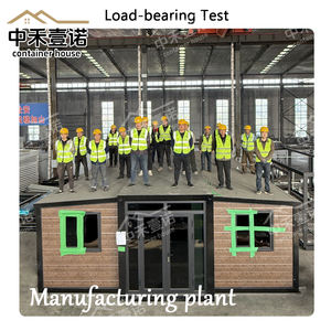 Mini-maison pliable, amovible et réutilisable <span class=keywords><strong>pour</strong></span> toilettes mobiles avec îlot de cuisine et portes suspendues - Product Image 4