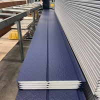Panneaux sandwich pour murs extérieurs, plaque d'acier revêtue d'aluminium et de zinc pour la construction, isolation, panneau métallique sculpté