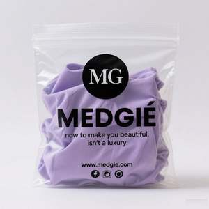 Camiseta biodegradable con logotipo de empresa impreso personalizado, bolsa de embalaje de plástico esmerilado para ropa, 50 MOQ - Product Image 5