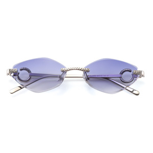 Lunettes de soleil œil de chat, monture dorée, verres dégradés, pour femmes, protection UV 100%, protection solaire pour adultes - Product Image 4