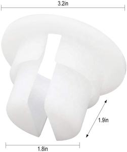 WR17X11459 Nouvelle tasse d'entraînement de <span class=keywords><strong>réfrigérateur</strong></span> en plastique compatible avec le remplacement du <span class=keywords><strong>réfrigérateur</strong></span> General Electric <span class=keywords><strong>Hotpoint</strong></span> pour AP3203248 - Product Image 4