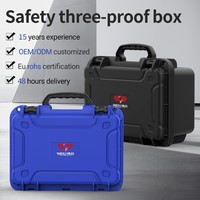 Boîte à outils multifonction personnalisée étui en plastique pour instruments de précision portable et étanche étui de protection rigide avec mousse