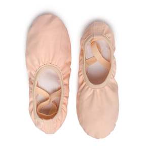 Suministro de fábrica, zapatos de ballet de lona, zapatillas de baile de suela dividida para mujeres, hombres y niños para uso deportivo - Product Image 1