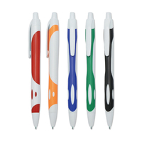 Stylo bille personnalisé avec logo, encre noire 1,0 mm, léger, ABS, coloré, nouveauté, impression UV, pour bureau, école, hôtel