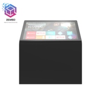Kios Layar Sentuh Interaktif All-in-One untuk Layanan Mandiri, Display C-Stand, Signage Digital, dan Totem Periklanan