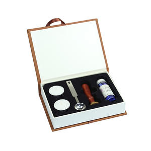 Ensemble de timbres de sceau de cire en laiton et palissandre vintage personnalisés pour invitations de mariage, lettres, artisanat-personnalisé - Product Image 1