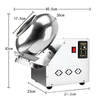 Nouvelle machine automatique chinoise pour le recouvrement de noix, d'arachides, de farine, de maïs et de soja, pour les moulins à farine et la production de sucre en poudre pour le chocolat