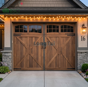 <span class=keywords><strong>Porte</strong></span> <span class=keywords><strong>de</strong></span> <span class=keywords><strong>garage</strong></span> <span class=keywords><strong>sectionnelle</strong></span> automatique en cèdre américain Andexin 9x8, isolée, solide, coupe-vent, design coulissant postmoderne - Product Image 2