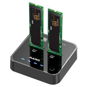 Maiwo USB 3.<span class=keywords><strong>2</strong></span> Type C 10Gbps M.<span class=keywords><strong>2</strong></span> SATA SSD Clone duplicator Docking Station - Product Image 2
