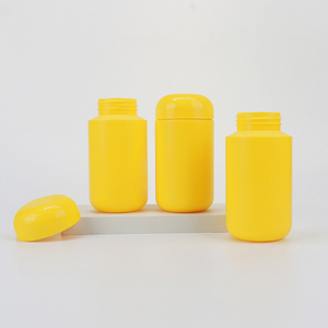 Venta Caliente: Envase de Plástico HDPE PET Amarillo Opaco de 170 ml, Boca Ancha, para Cápsulas y Píldoras, Directo de Fábrica - Product Image 2