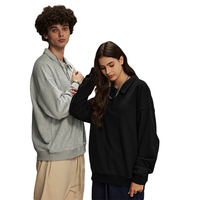 Pull Polo Homme Ample en Molleton Bouclette 340G Personnalisable Brodé – Nouvelle Collection