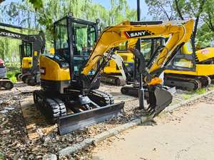 Mini pelleteuse d'occasion Sany SY35U Mini pelleteuse sur chenilles Sany SY35U Machines Shenyou Pince à pouce 3.5TON Digger - Product Image 2