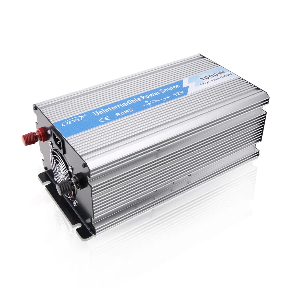1000W DC to AC pure sine wave inverter 12V 24V to 220V 230V solar inverter with charger function
