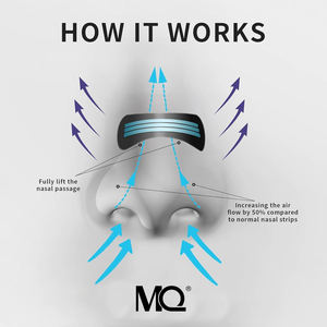 แถบติดจมูกสำหรับผู้ใหญ่อุปกรณ์รองรับการหายใจที่ราบรื่นสินค้ามาใหม่ - Product Image 3