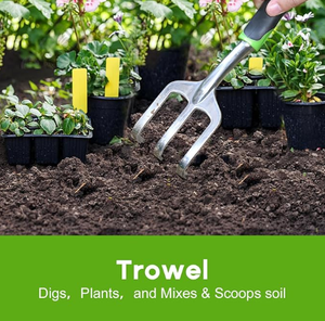 Regalos para madre/padre, juego de deshierbe, herramientas de jardín, juego de tres piezas, herramientas de jardinería de aleación de aluminio - Product Image 5