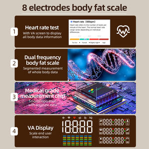 <span class=keywords><strong>Báscula</strong></span> única <span class=keywords><strong>de</strong></span> <span class=keywords><strong>bioimpedancia</strong></span> corporal <span class=keywords><strong>de</strong></span> 220KG, <span class=keywords><strong>báscula</strong></span> <span class=keywords><strong>de</strong></span> baño con Bluetooth, <span class=keywords><strong>báscula</strong></span> conectada <span class=keywords><strong>de</strong></span> 5,25 pulgadas VA, <span class=keywords><strong>báscula</strong></span> corporal, peso profesional BIA - Product Image 5