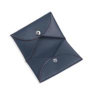 Dompet Kulit Asli Mewah dengan Kancing Lipat, Tempat Kartu Identitas, Kartu Nama, Uang Tunai, Logo Kustom, dan Kantong Koin untuk Wanita, Ringan, Tempat Kartu Kredit