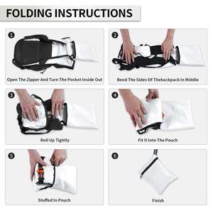 Mochila Deportiva Casual Ligera, Diseño Plegable para Senderismo, Montañismo y Camping, con Bolsa para Teléfono Desmontable - Product Image 5