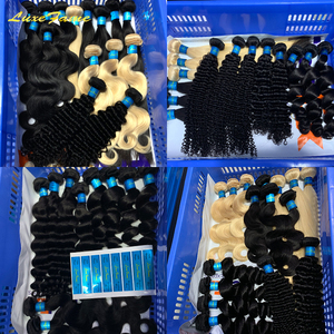 Tissage de cheveux vierges Remy à cuticules, extension de cheveux, à <span class=keywords><strong>Crochet</strong></span>, Grade 10a, vente en gros,