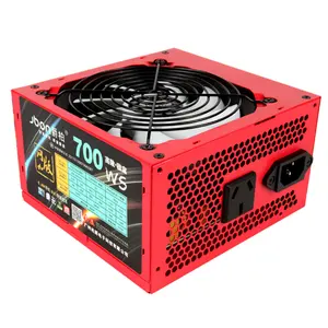 赤い700W 80Plus Pc電源スイッチングコンピューターケースAtx電源