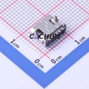 USB-TYPE-C-009 USB Connector SMD Connector ( Connector Type: Type-C )( Gender: Female )( Mounting Type: Horizontal Mount ) - Product Image 2