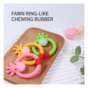 Jouets de dentition apaisants en silicone pour bébé-Jouet de dentition sûr et durable pour bébé - Product Image 1