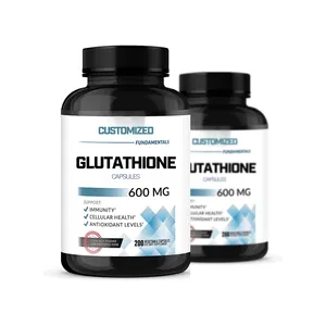 Cápsulas de gluthione oem colágeno, cápsulas de gluthione com vitamina c, para clareamento da pele