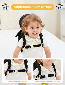Baby Head Protector <b>Backpack</b> <b>Toddler</b> Walking Fall Head Protection White Black Penguin - Product Image 4