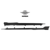 Jupes latérales en fibre de carbone préimprégnée style SQ-V1 pour BMW Série 5 G68 / Voiture à essence