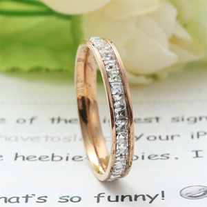 Yunnique Women's Multi-color Yellow Gold <b>Ring</b> with Diamond Accents Geometric Design Gift Jewelry - Product Image 3