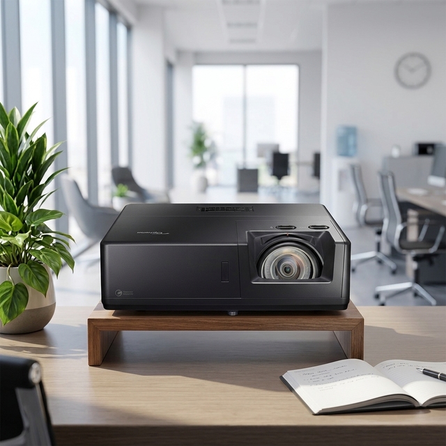 Optoma EL610KTST 4K DLP 3D Hologram Projector 6000 Lumens Short Throw Laser High Brightness Projector Optoma Projector