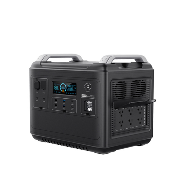 Customization 100V-240V Camping UPS Energy Storage Lithium Lifepo4 2000W Power Bank Power Station Portable Solar Generator