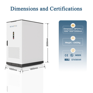Système de stockage d'énergie solaire industriel et commercial Renepoly 100 KW 215 kWh, batterie LiFePO4, armoire de batterie, refroidissement liquide, BESS - Product Image 2