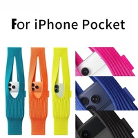 Sac de téléphone portable en tricot, universel, portable, housse de protection pour tous les téléphones, idéal pour les sorties, les voyages, anti-perte, outil parfait pour emporter les enfants