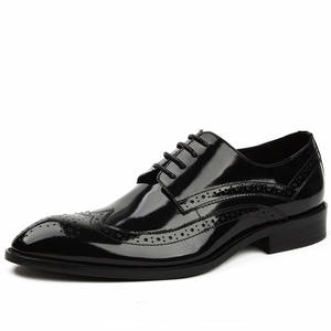 Chaussures habillées en cuir pour hommes, personnalisables, imperméables, respirantes, à lacets, avec soutien de la voûte plantaire, toutes saisons, pour mariage, soirée, bureau - Product Image 2