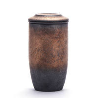 Tasse à thé en céramique 225ML avec infuseur et couvercle Tasse à thé infuseur lavable au lave-vaisselle et au micro-ondes avec passoire
