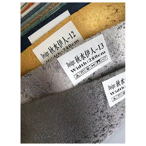 Modern moda örme jakarlı pencere perde perdelik ağır yumuşak karartma kumaşı rulo oturma odası için paketlenmiş stok gümrükleme - Product Image 6